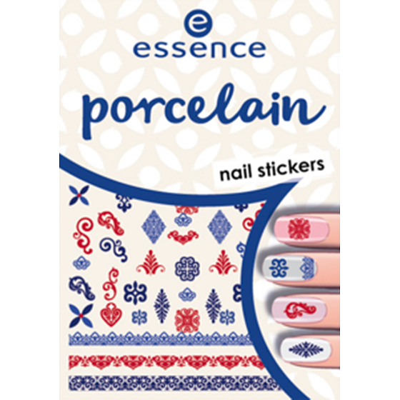 Essence Nail Art Porcelain nálepky na nehty 08 1 aršík