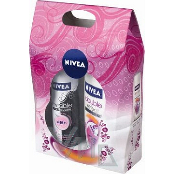 Nivea Kazclear sprchový gel 250 ml + antiperspirant sprej 150 ml, pro ženy kosmetická sada