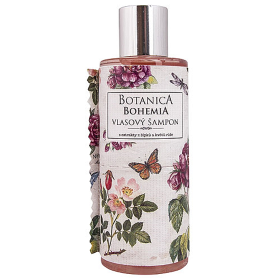 Bohemia Gifts Botanica Dzika róża i róża szampon do wszystkich typów włosów 200 ml