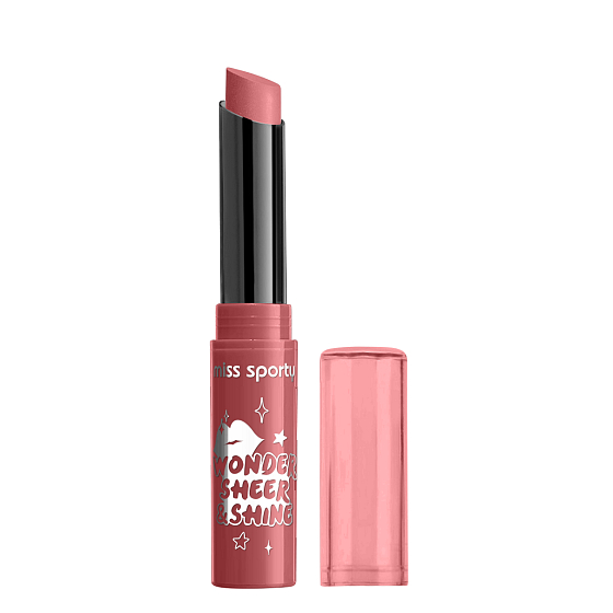 Miss Sporty Wonder Sheer & Shine Lipstick rtěnka 400 Tinged Red 1 g