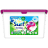 Surf Mountain Fresh & Jasmin gelové kapsle na praní barevného a bílého prádla 15 dávek 318 g