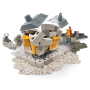Moon Sand Construction lehká modelovací hmota, hypoalergenní, doporučený věk od 3 let, kreativní sada