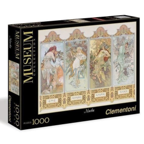 Clementoni Puzzle Alfons Mucha 1000 dílků, doporučený věk 9+
