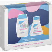 SebaMed Baby Extra delikatna emulsja myjąca 200 ml + delikatny szampon myjący 150 ml, zestaw kosmetyków dla dzieci