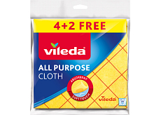 Vileda uniwersalna ściereczka 38 × 40 cm, 4+2 szt.