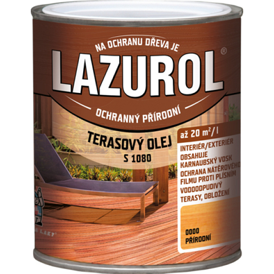 Lazurol s1080 olej do teras bezbarwny, 750 ml