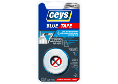 Ceys Blue Tape oboustranná lepící páska 19 mm x 1,5 m