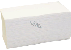 Ręczniki papierowe ZZ do dozownika, 2-warstwowe, białe, 3000 sztuk, 20× 150 sztuk