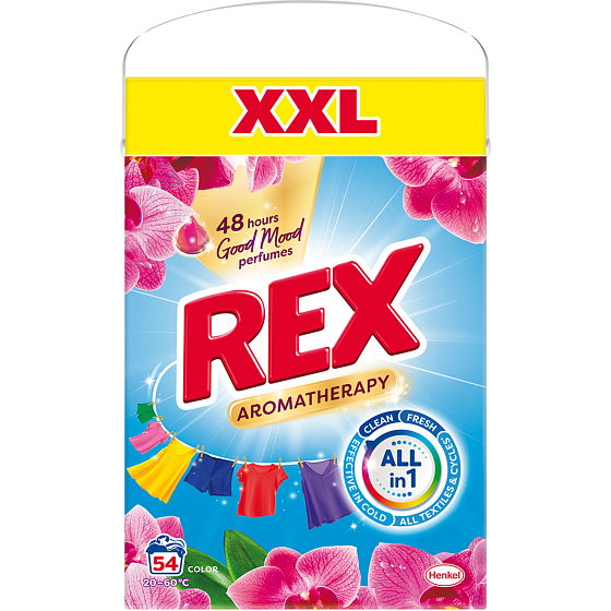 Rex Aromatherapy Orchid proszek do prania, 54 prań