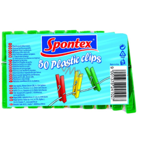 Spontex Kolíčky na prádlo plastové 50 kusů