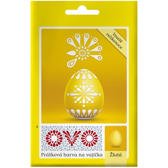 Ovo Żółty proszek barwny 1 paczka (5 g) = 10 - 15 jajek
