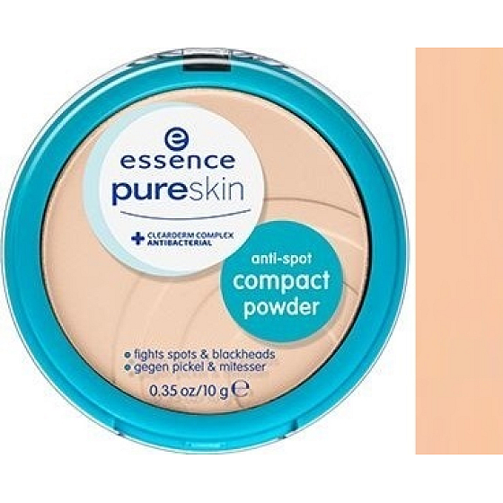 Essence Pure Skin Anti-Spot Compact Powder kompaktní pudr 01 Beige 10 g
