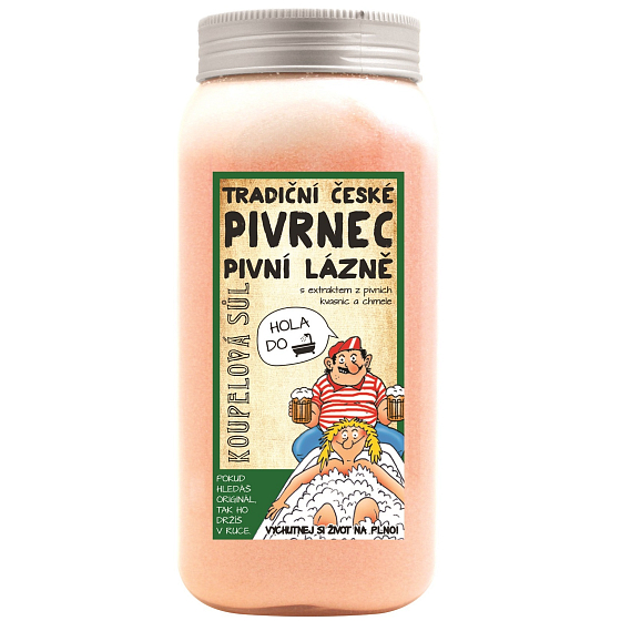 Bohemia Gifts Pivrnec Pivní sůl do koupele 990 g