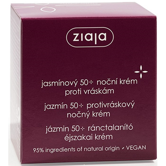Ziaja Jaśmin SPF 6 krem na noc przeciw zmarszczkom 50 ml
