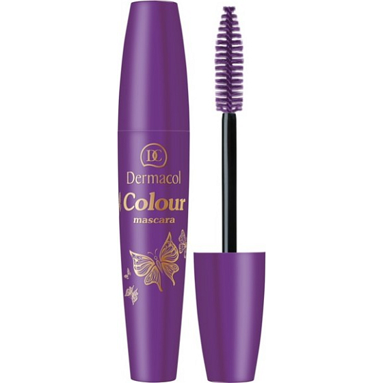Dermacol Colour barevná řasenka 04 Violet 10 ml