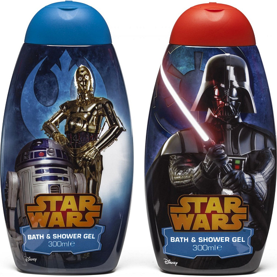 Disney Star Wars 2v1 koupelový a sprchový gel pro děti 300 ml
