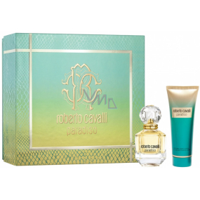 Roberto Cavalli Paradiso parfémovaná voda pro ženy 50 ml + tělové mléko 75 ml, dárková sada
