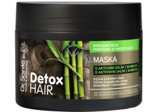 Dr. Santé Detox Hair maska z aktywnym węglem bambusowym dla intensywnej regeneracji osłabionych włosów 300 ml
