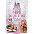 Brit Care Mini Chicken & Tuna Fillets In Gravy kompletní superprémiové krmivo pro dospělé psy mini plemen kapsička 85 g