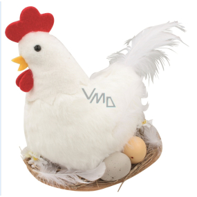 Slepička plyšová bílá 19 cm