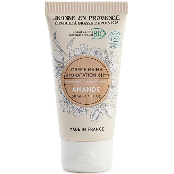 Jeanne en Provence Amande - Mandle BIO krém na ruce 50 ml