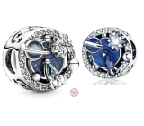 Charm Srebrna 925 Cesta galaktyk wszechświat, koralik na bransoletkę symbol