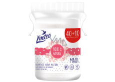 Linteo Maxi 100% Naturalne kosmetyczne waciki do demakijażu 50 sztuk