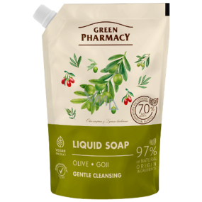 Green Pharmacy Oliva a góji tekuté mýdlo náhradní náplň 460 ml