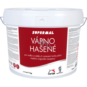 Wapno do bielenia, gaszone wapno, Čerťák, 10 kg