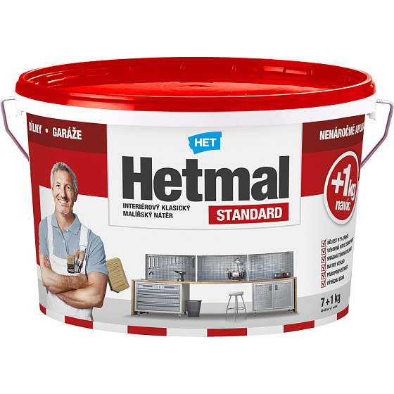 Het Hetmal Standard farba malarska, 7+1 kg