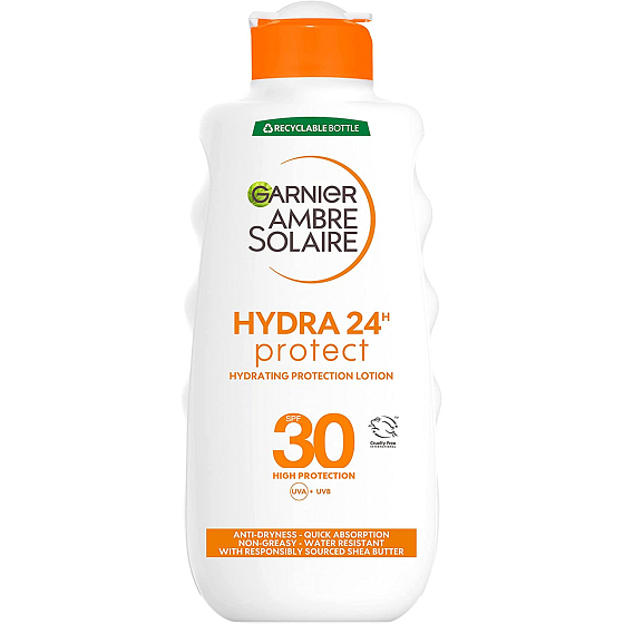 Garnier Ambre Solaire Hydra 24h Protect SPF30 mleczko do opalania 200 ml