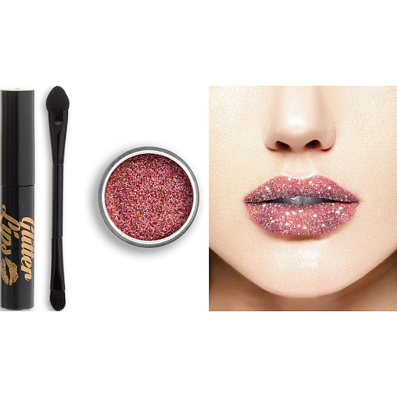 Glitter Lips dlouhotrvající lesk na rty se třpytkami Vintage Pretty 3,5 ml
