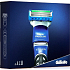 Gillette Fusion ProGlide Power Styler 3v1 holicí strojek + zastřihovací hřebínky 3 kusy + Fusion hydratační gel na holení 200 ml, kosmetická sada pro muže