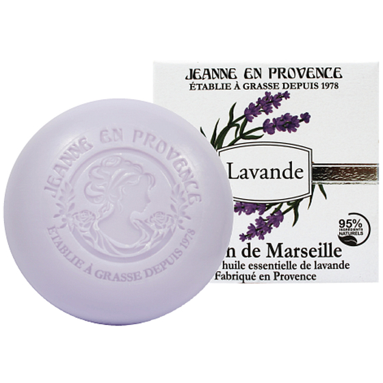 Jeanne en Provence Lavande Mydło w kostce o zapachu lawendy 100 g