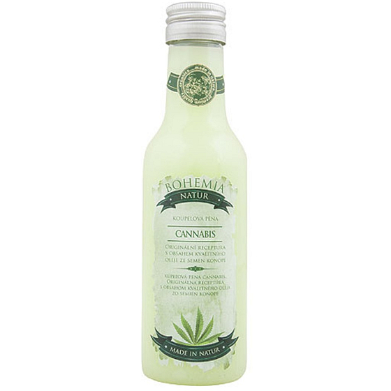 Bohemia Gifts Cannabis Konopný olej koupelová pěna 200 ml