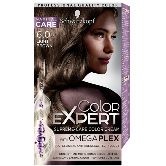 Schwarzkopf Color Expert barva na vlasy 6.0 Světle hnědý
