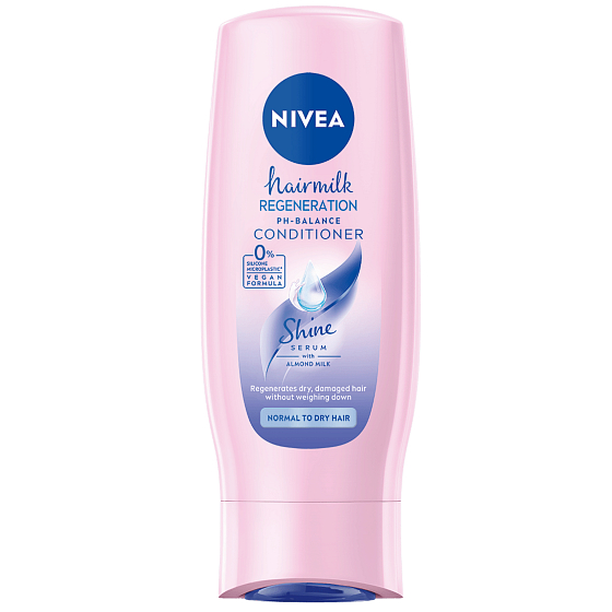 Nivea Hairmilk Pečující kondicionér pro normální vlasy 200 ml