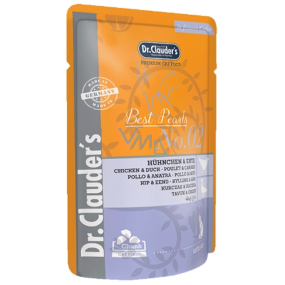 Dr. Clauders Kuře a kachna v omáčce kompletní krmivo s kousky masa pro kočky kapsička 100 g Dr. Clauders Kuře a kachna v omáčce kompletní krmivo s kousky masa pro kočky kapsička 100 g