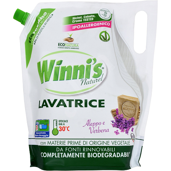 Winnis Eko Lavatrice Lavanda s mýdlem prací gel na všechny typy vláken jemných a barevných oděvů 25 dávek 1250 ml