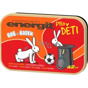 Energit Bob a Bobek tabletki witaminowe wzmacniające odporność dzieci 42 tabletki Energit Bob a Bobek tabletki witaminowe wzmacniające odporność dzieci 42 tabletki