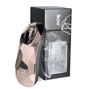 Ikoo Home Metallic Kartáč na vlasy, speciálně tvarované štětiny při česání stimulují na základě tradiční čínské medicíny akupunkturní body na hlavě Black Gold Digger