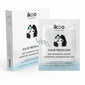 Ikoo Dry sheets SOS suchý šampon v rukavičce 8 kusů Ikoo Dry sheets SOS suchý šampon v rukavičce 8 kusů