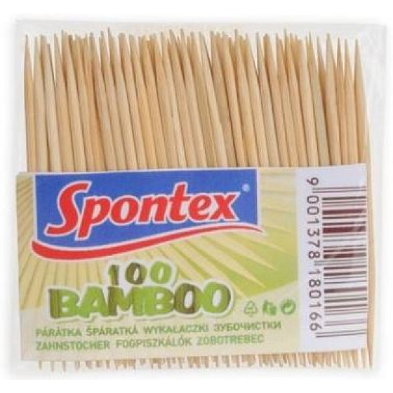 Spontex Párátka bambusová 100 kusů sáček