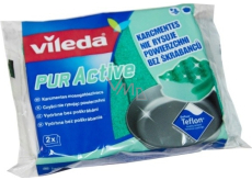 Vileda Pur Active gąbka do naczyń Teflon średnia 2 sztuki