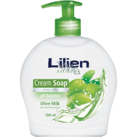 Lilien Olive Milk płynne mydło z dozownikiem, 500 ml