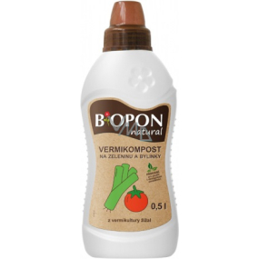 Bopon Natural Vermikompost na zeleninu a bylinky tekuté hnojivo 500 ml