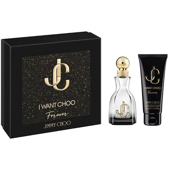 Jimmy Choo I Want Choo Forever parfémovaná voda 60 ml + tělové mléko 100 ml, dárková sada pro ženy