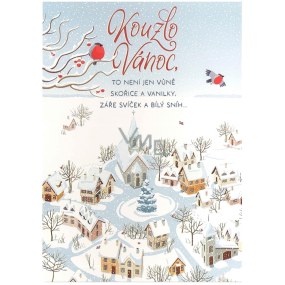 Albi Přání do obálky Zasněžené náměstí 14,8 x 21 cm