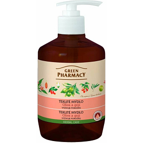 Green Pharmacy Oliva a Goji płynne mydło z dozownikiem 460 ml