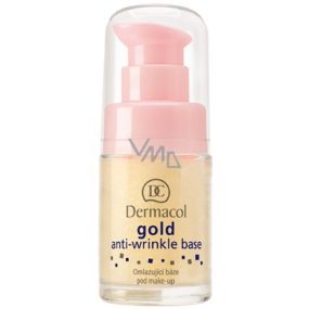 Dermacol Gold Anti-Wrinkle Base omlazující báze pod make-up se zlatem 15 ml Dermacol Gold Anti-Wrinkle Base omlazující báze pod make-up se zlatem 15 ml